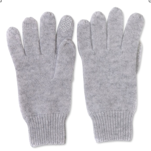 Charter Club Women's Cashmere Touch Gloves, Created for Macy's gray winter fall - Picture 1 of 10